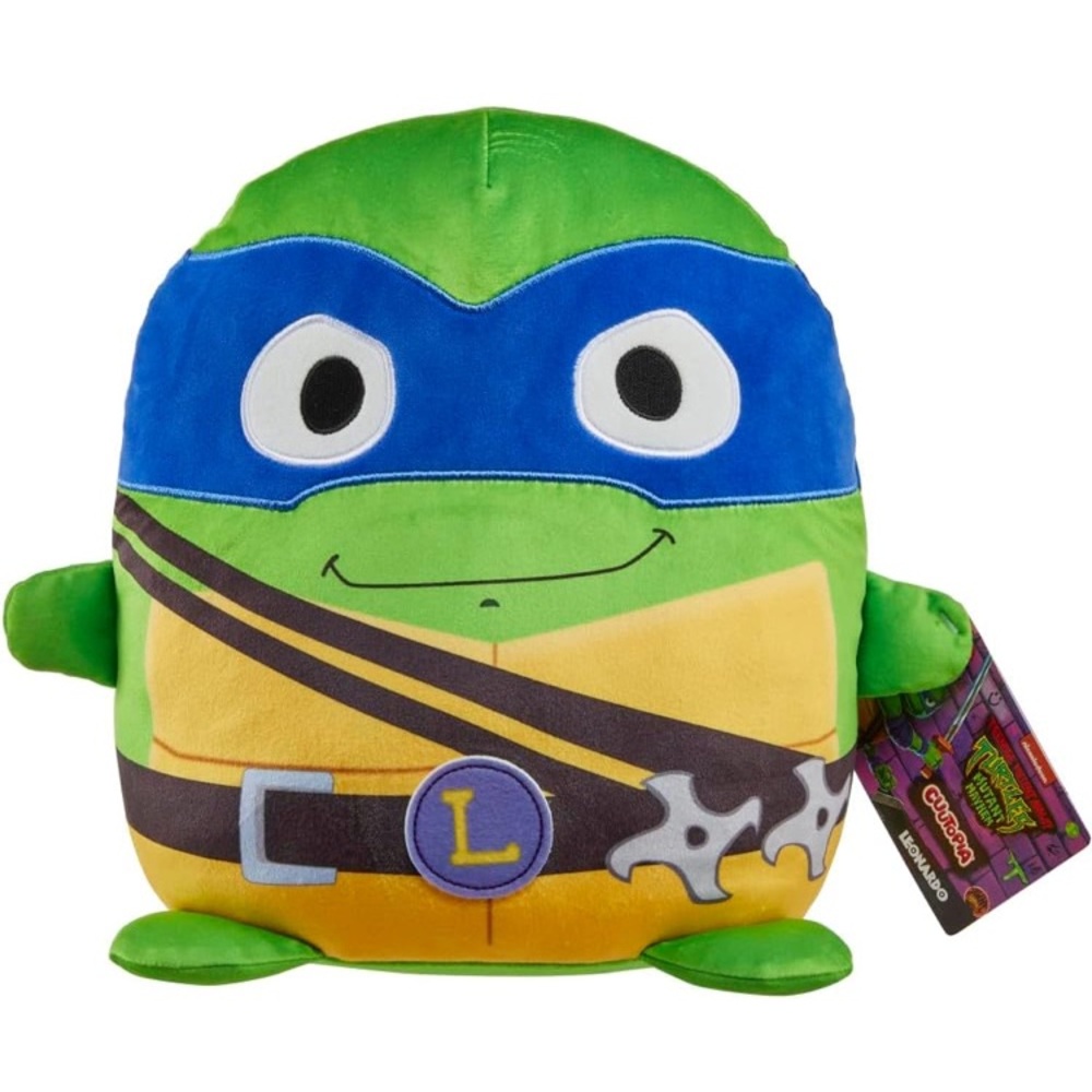 Teenage Mutant Ninja Turtles Plush:  Mutant Mayhem Cuutopia 10” Leonardo - NWT